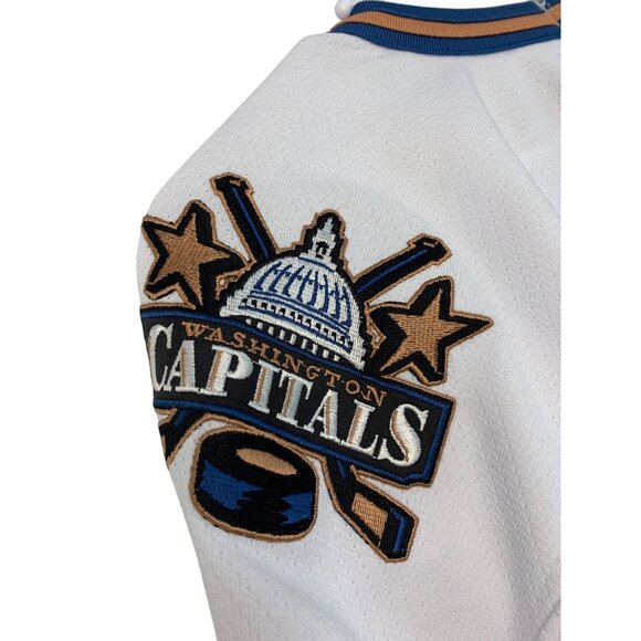 Vintage Washington Capitals Starter Jersey XL NHL Eastern Conference 7212 - Picture 8 of 10